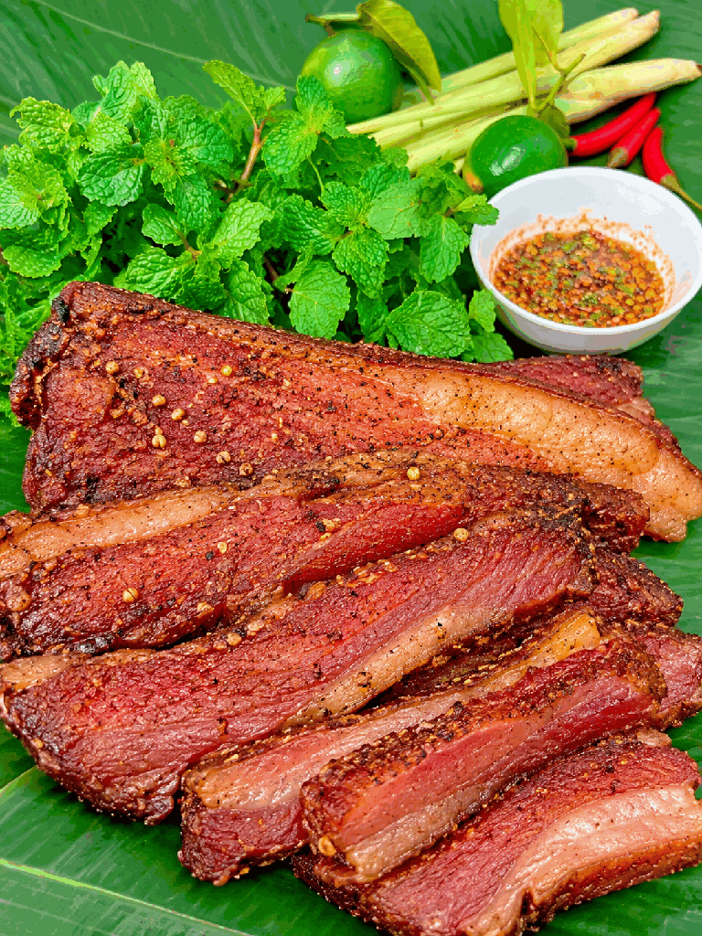 Thịt Lợn Gác Bếp Nàng Then