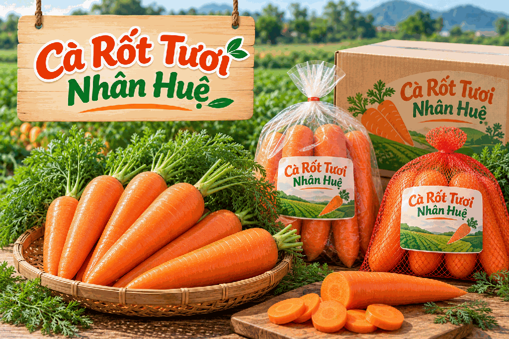 Cà Rốt Tươi Nhân Huệ