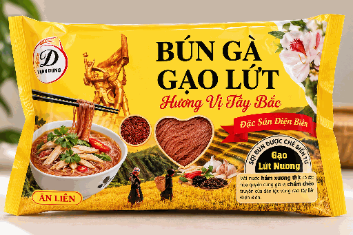 Bún Gà Gạo Lứt Hạnh Dung