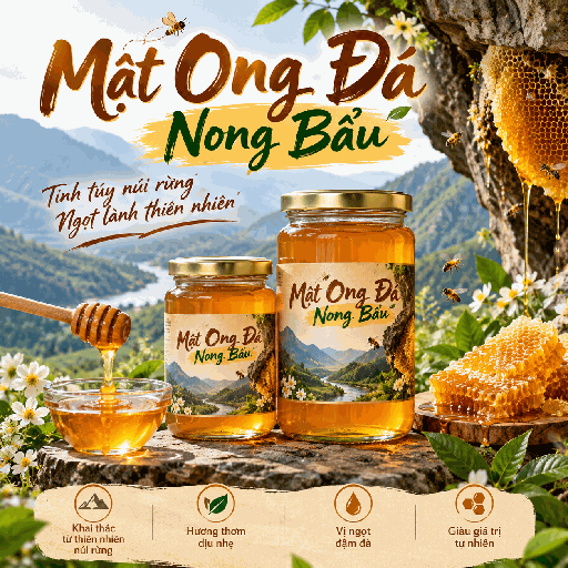 Mật Ong Đá Nong Bẩu
