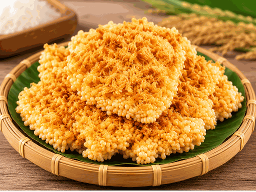 Cơm Cháy Nếp Chà Bông