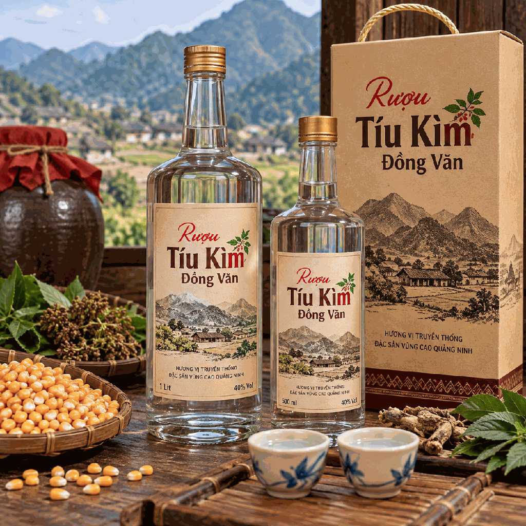 Rượu Tíu Kìm Đồng Văn