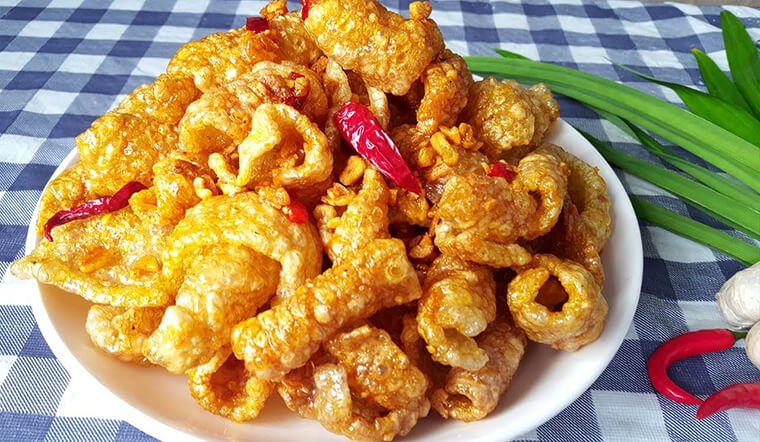 Da Heo Sấy Mắm Tỏi
