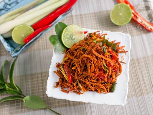 Bò Xé Chanh Tỏi
